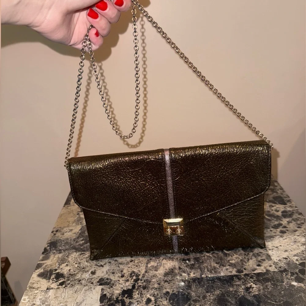 Henri Bendel Bronze Clutch - Picture 14 of 14